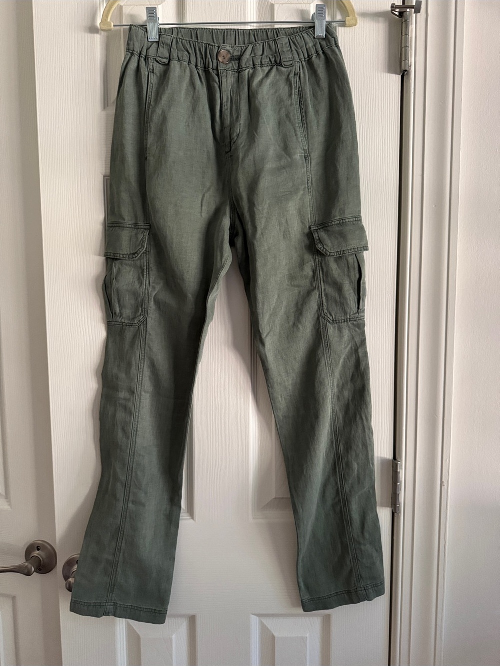 Faherty Olive Green Women's Cargo Pants